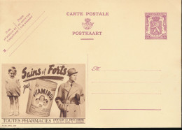 BELGIUM PPS 40C BROWN "SCEAU D'ETAT" SBEP 8 PUBLIBEL 369 UNUSED - Publibels