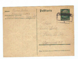 Österreich, 1940, Postkarte Mit Eingedr. 6 Pfg. Frankatur (Hindenburg), Langstempel "Neunkirchen" (11343W) - Cartoline