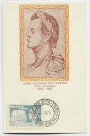 BRASIL BRESIL 060 CARTE MAXIMUM JAOP CAETANO DOS SANTOS ACTOR COLETA 1951 - Maximumkarten