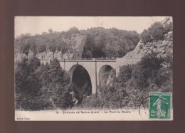 CPA - 39 - Environs De Salins - Le Pont Du Diable - Circulée En 1908 - Otros & Sin Clasificación