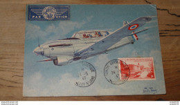 Carte Quinzaine Aéronautique, Moret S Loing 1947  ......BOITE1......... 357 - Storia Postale