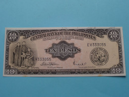 10 Pesos Ten ( EV333055 ) Isgn. 8 ( Voir / See > Scans ) UNC ! - Filipinas