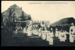 Congo Français Afrique équatoriale La Procession Du Saint Sacrement - Französisch-Kongo