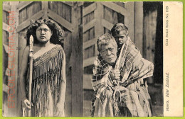 Ae9171 - NEW ZEALAND - VINTAGE POSTCARD - Maoris, Ethnic - Nueva Zelanda