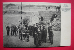 57 Metz 16 Mai 1903 Visite Du Kaiser Empereur Aux Arènes TB Animée éditeur Hurlin Dos Scanné - Metz