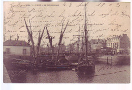 56 - LORIENT - LE PONT TOURNANT - BATEAUX à VOILE - ANIMÉE - - Lorient