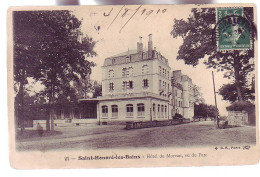 58 - SAINT HONORE-les-BAINS - HÔTEL Du MORVAN - - Other & Unclassified