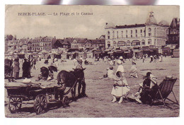 62 - BERCK - LA PLAGE Et Le CASINO - ATTELAGE - ANIMÉE - - Berck