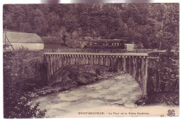 65 - SAINT SAUVEUR - Le PONT De La REINE HORTENSE - AUTOCAR - - Sonstige & Ohne Zuordnung