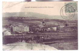 69 - SAINT PIERRE-LA-PALLUD - VUE GÉNÉRALE - ATTELAGE - - Autres & Non Classés