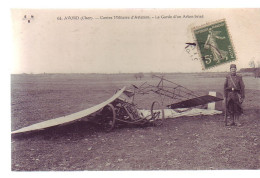 18 - AVORD - LA GARDE D'UN AVION BRISÉ - CAMP MILITAIRE - ANIMÉE - - Sonstige & Ohne Zuordnung