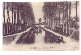 18 - BOURGES - CANAL Du BERRY - PÉNICHES - ANIMÉE - - Bourges