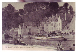 22 - DINAN - LE PORT - ARRIVÉE D'UNE VEDETTE - ANIMÉE - - Dinan