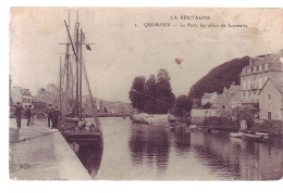 29 - QUIMPER - LE PORT, LES ALLÉES DE LOCMARIA - ANIMÉE - - Quimper