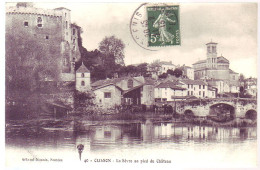 44 - CLISSON - La SEVRE Au PIED Du CHÂTEAU  - - Clisson