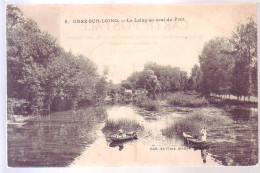 77 - GREZ-sur-LOING - LOING EN AVAL Du PONT - ANIMÉE - - Gretz Armainvilliers