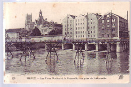 77 - MEAUX - LES VIEUX MOULINS ET LA PASSERELLE - - Meaux