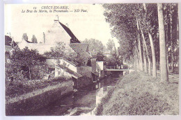 77 - CRECY-en-BRIE - LE BRAS Du MORIN - LA PROMENADE - - Sonstige & Ohne Zuordnung