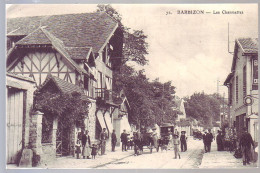 77 - BARBIZON - LES CHARMETTES - ATTELAGE - ANIMÉE - - Barbizon