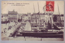76 - LE HAVRE - BASSIN Du COMMERCE Et RUE EDOUARD-LARUE - ANIMÉE - - Harbour