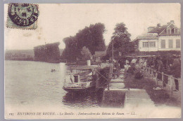 76 - LA BOUILLE - EMBARCADÉRE Du BATEAU De ROUEN - ANIMÉE - - La Bouille