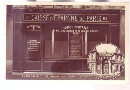 75 - PARIS - CAISSE D'EPARGNE De PARIS - AVENUE DES THÉRMES - - Cartas Panorámicas