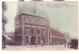 75 - PARIS - INSTITUT AGRONOMIQUE - RUE CLAUDE BERNARD - ANIMÉE - COLORISÉE - - Education, Schools And Universities