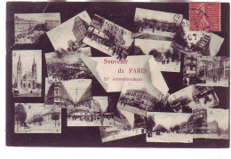75 - PARIS - MULTIVUES Du XI éme ARRONDISSEMENT - - Cartas Panorámicas