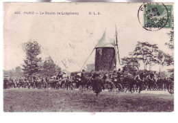 75 - PARIS - LE MOULIN De LONGCHAMP - ATTELAGE - ANIMÉE - - Altri Monumenti, Edifici