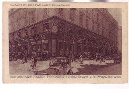 75 - PARIS - RUE FAVART  RESTAURANT POCCARDI - ANIMÉE - - Arrondissement: 02