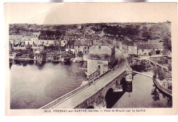 72 - FRESNAY Sur SARTHÉ - PONT Et MOULIN  - ANIMÉE - - - Chateau Du Loir