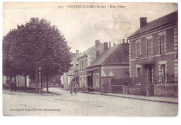 72 - CHÂTEAU Du LOIR - PLACE THIERS - ANIMÉE - - Chateau Du Loir