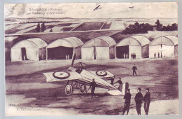 69 - BRON - CARTE ILLUSTRÉE - CHAMP AVIATION - - Bron