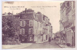 55 - GUERRE 3/18 - VERDUN - RUE De L'HÔTEL De VILLE  - ANIMÉE - - Verdun