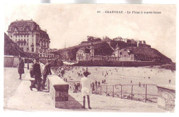 50 - GRANVILLE - PLAGE à MARÉE BASSE - ANIMÉE - - Granville