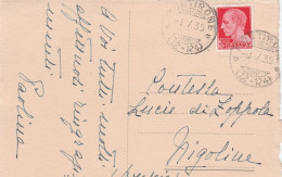 E 284 Montirone Frazionario 12-124 Del 1939 - Poststempel