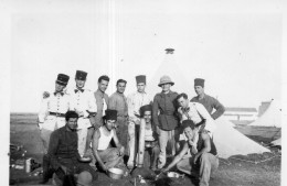 Photographie Photo Vintage Snapshot Militaire Military Bou Ficha Tunisie - Afrika