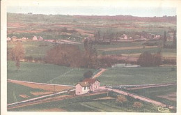 X10642  LOIR ET CHER HOUSSAY ENVIRONS  VUE SUR LE LOIR VOIE FERREE GARE SANS TRAIN ? - Sonstige & Ohne Zuordnung