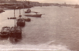 Photographie Photo Vintage Snapshot Bateau Boat Ship Mer Sea  - Anonieme Personen