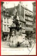 76 - SEINE MARITIME - ROUEN LA STATUE DE JEANNE D'ARC - CPA ANIMÉE (378)_CP103 - Rouen