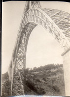Photographie Photo Vintage Snapshot Pont Métallique Bridge - Plaatsen