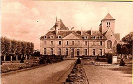 72 - SARTHE - CPA - ABBAYE DE SOLESMES "LE PRIEURÉ 1722 FAÇADE SUR LE JARDIN" (887)_CP320 - Solesmes