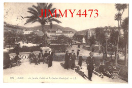 CPA - NICE En 1914 - Le Jardin Public Et Le Casino Municipal ( Promenade Bien Animée ) N° 102 - L L - Parks