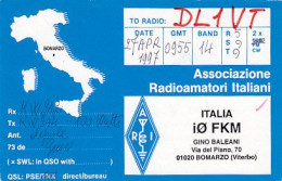 AK 210496 QSL - Italy - Bomarzo - Radio Amatoriale