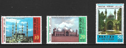 PAKISTAN. N°302-4 De 1971. Mosquées. - Moschee E Sinagoghe