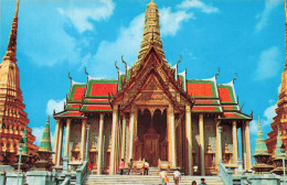 THAILANDE - Inside The Grounds Of Wat Phra?keo - Emerald Buddha Temple Bangkok Thailand - Animé - Carte Postale - Thailand