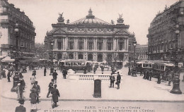 75 - PARIS - Place De L'opera Et L Academie Nationale De Musique - Places, Squares