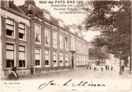 Utrecht, Hotel Des Pays-Bas (herinnering Aan President Krügensverblijf Te Utrecht 1901) - Utrecht