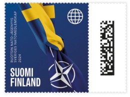 Finland Finnland Finlande 2024 Sweden's Entry Into NATO Stamp MNH - Ongebruikt