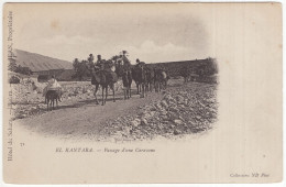 71 El Kantara. - Passage D'une Caravane - (l'Algérie) - Hotel Du Sahara. - Biskra. - Jean-Jean, Propriétaire - Biskra